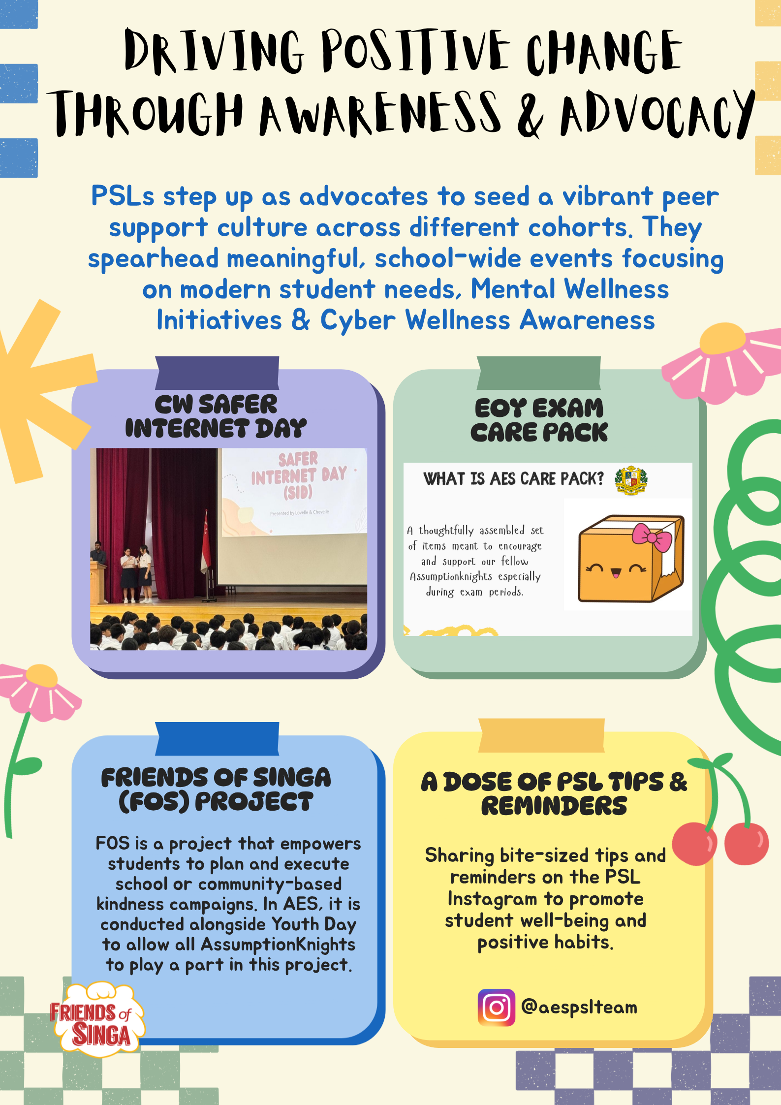 Driving positive change through awareness and advocacy